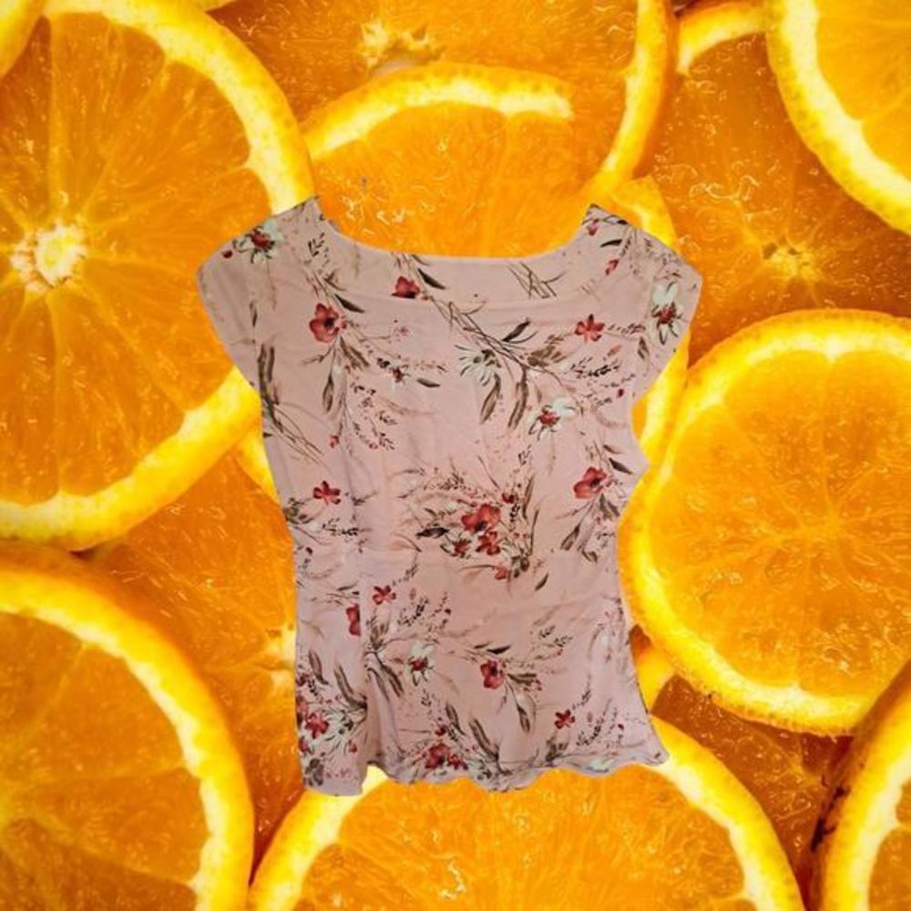 Ann‎ Taylor Loft Sleeveless Pink Floral Blouse Size 4 - Picture 3 of 3